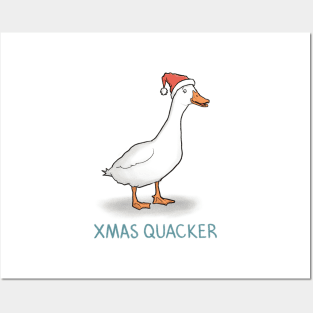 Xmas Quacker Posters and Art